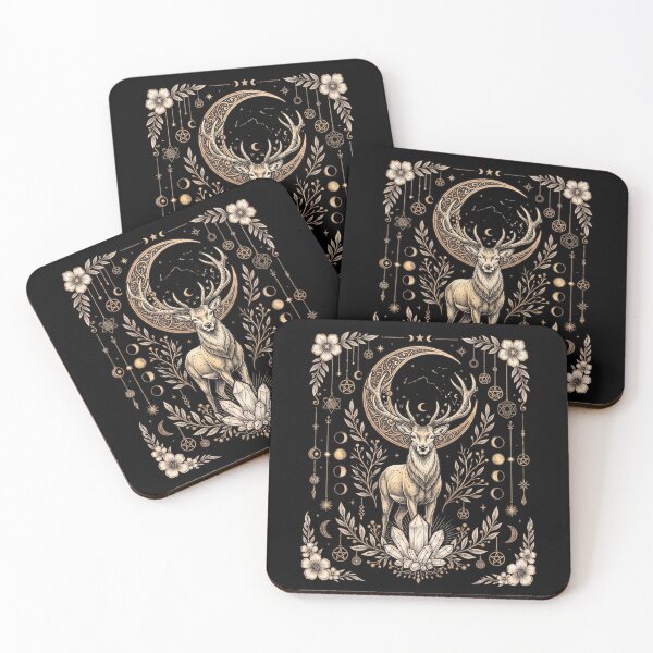 Item preview, Mystic Deer Moon designed and sold by Studio_21.