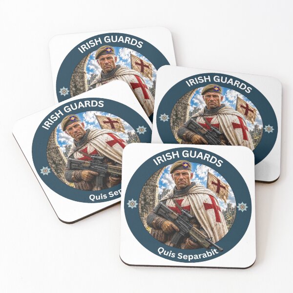 Item preview, Irish Guards Knights Templar designed and sold by Bootneckstore.