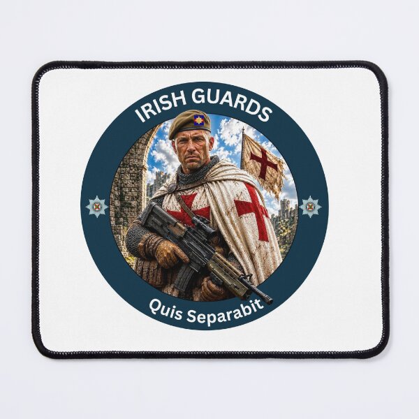 Item preview, Irish Guards Knights Templar designed and sold by Bootneckstore.