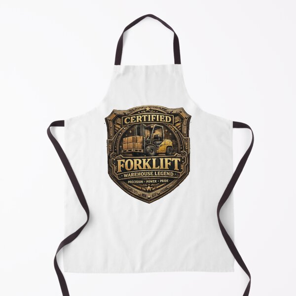 Item preview, Forklift Certified Warehouse Legend Vintage Badge designed and sold by RetroNibylander.