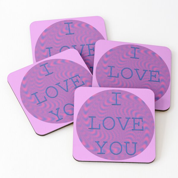 Item preview, I LOVE YOU - pink designed and sold by Em&Nig.