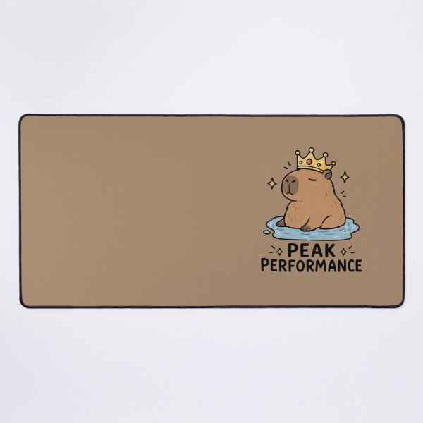 Item preview, Peak Performance Capybara Sticker designed and sold by MonkiFlipp.
