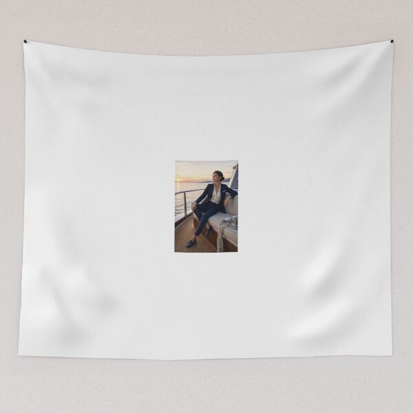 Item preview, Serene Woman in Navy Suit on Luxury Yacht designed and sold by CathryneDelamort.
