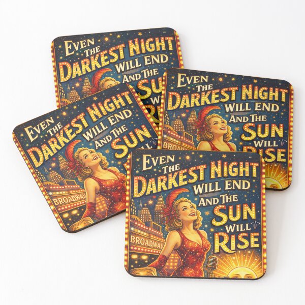 Item preview, Broadway Even the darkest night will end and the sun will rise designed and sold by HaydenMillepied.
