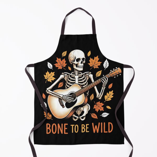 Item preview, Bone To Be Wild Acoustic Guitar Skeleton Fall Autumn Leaves designed and sold by TeNovaStudio ⭐⭐⭐⭐⭐.
