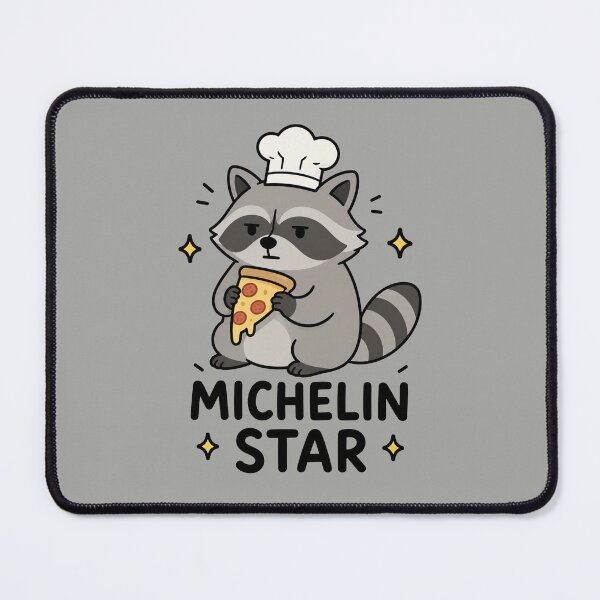 Item preview, Michelin Star Raccoon Pizza designed and sold by MonkiFlipp.