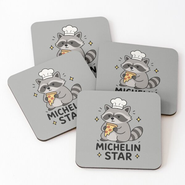Item preview, Michelin Star Raccoon Pizza designed and sold by MonkiFlipp.