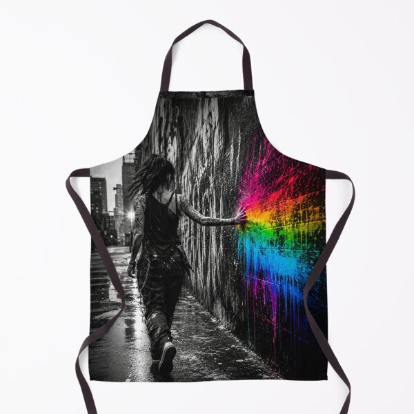 Item preview, Coloring the Gray - Urban Rainbow Street Art designed and sold by Personiq Kaleido.