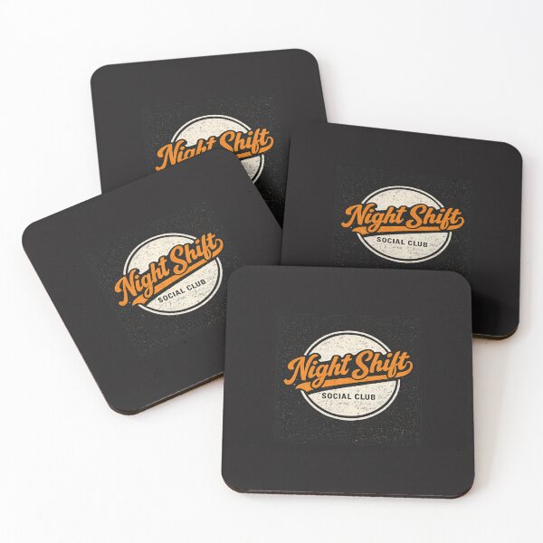 Item preview, Night Shift Social Club Retro Vintage Worker Badge designed and sold by Nawi32.