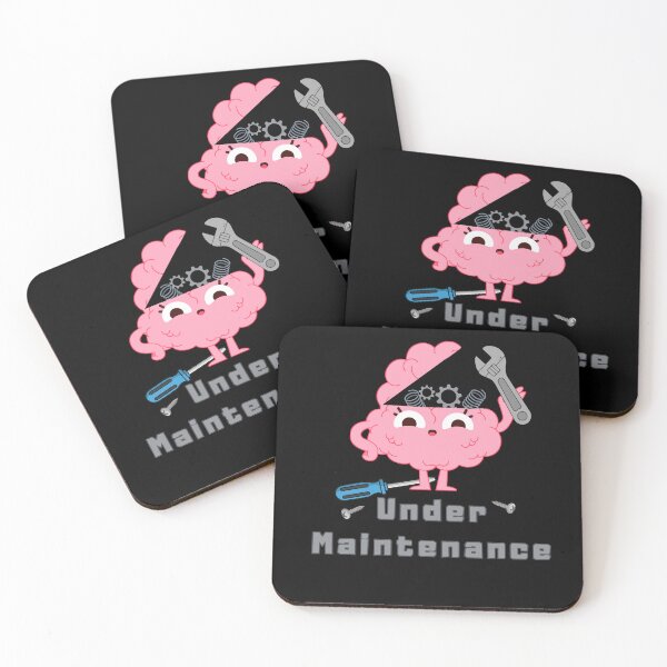 Item preview, Brain Under Maintenance, IT joke, engineer humor designed and sold by WeaselsStuff.