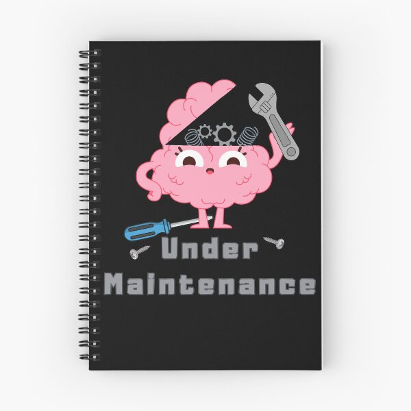 Item preview, Brain Under Maintenance, IT joke, engineer humor designed and sold by WeaselsStuff.