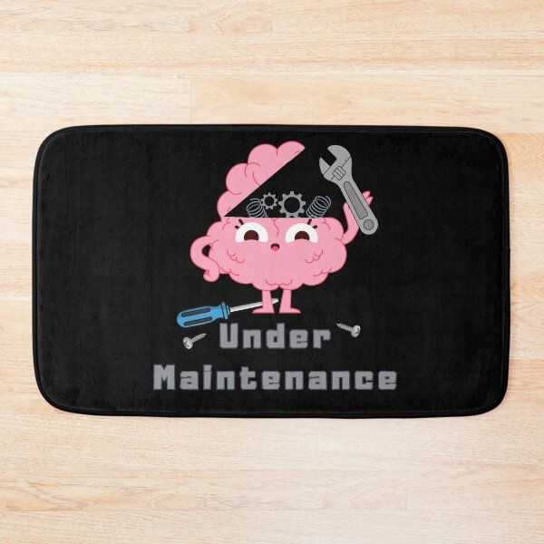 Item preview, Brain Under Maintenance, IT joke, engineer humor designed and sold by WeaselsStuff.