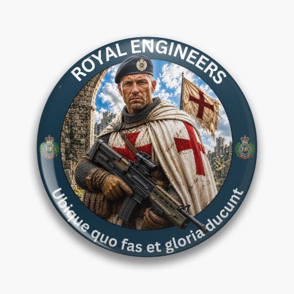Item preview, Royal Engineers Knights Templar designed and sold by Bootneckstore.