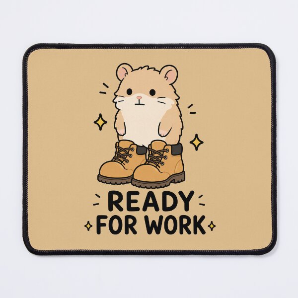 Item preview, Ready For Work Hamster designed and sold by MonkiFlipp.