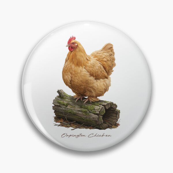 Item preview, Orpington Chicken on Rustic Wood Bird Illustration designed and sold by Takeda-art.