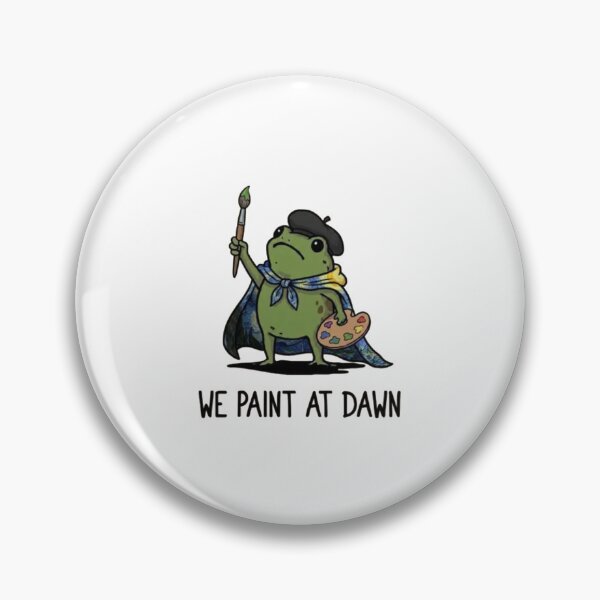 Item preview, We Paint At Dawn - Funny Frog  designed and sold by Gbriel3.