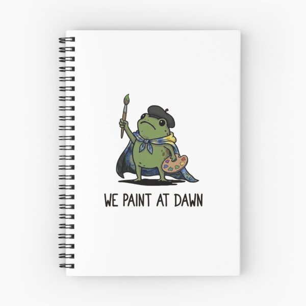 Item preview, We Paint At Dawn - Funny Frog  designed and sold by Gbriel3.