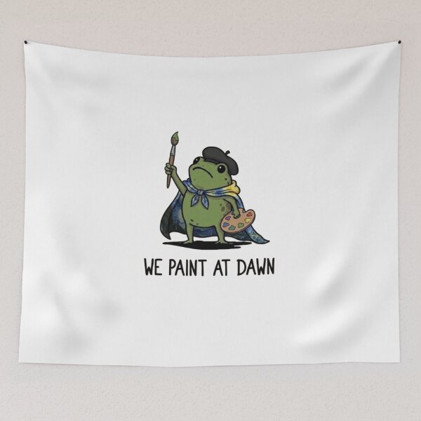 Item preview, We Paint At Dawn - Funny Frog  designed and sold by Gbriel3.