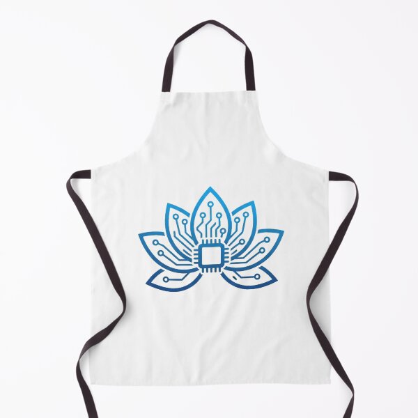 Item preview, Cyber Zen Futuristic Lotus Digital Circuit Tech Aesthetic Logo designed and sold by Ahmed Nedji.