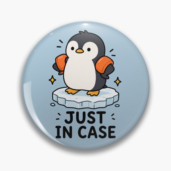 Item preview, Just In Case Penguin designed and sold by MonkiFlipp.