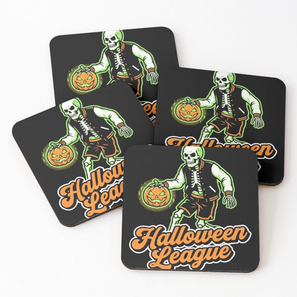Item preview, Halloween League Skeleton Basketball Pumpkin Dribble Sports designed and sold by TeNovaStudio.