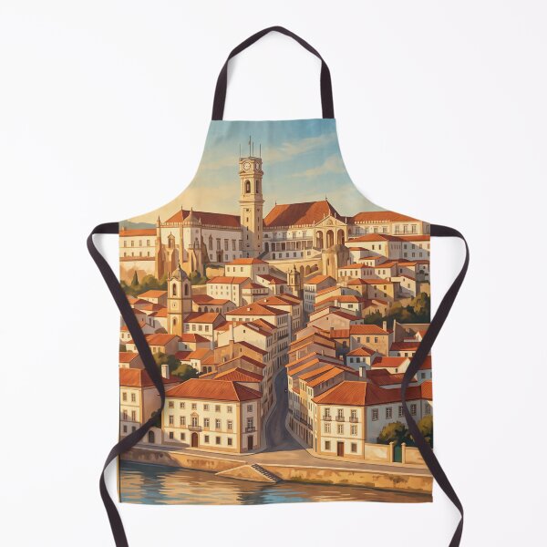 Item preview, Coimbra Portugal Vintage Travel Poster – University & Mondego River designed and sold by Bomax121.