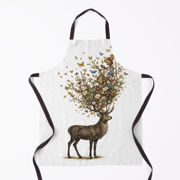 Item preview, Forest Spirit Stag – Nature & Wildlife Illustration designed and sold by oatsupspace.