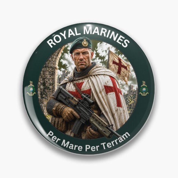 Item preview, Royal Marines Knights Templar designed and sold by Bootneckstore.