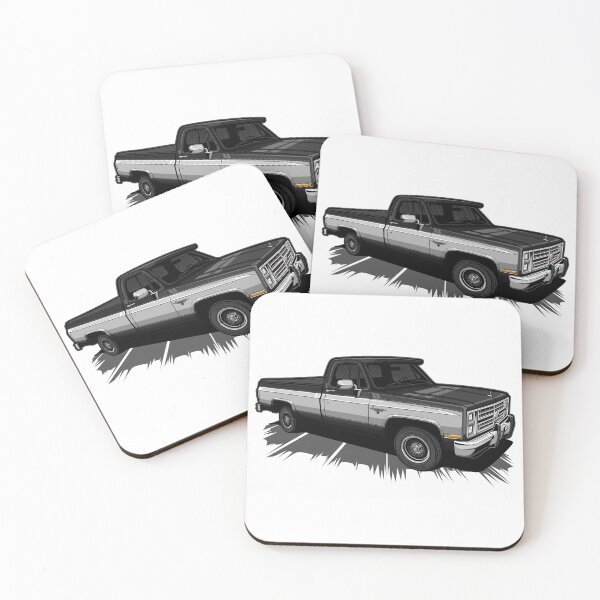 Item preview, 1986 Chevrolet C10 Silverado black designed and sold by vektoranda.