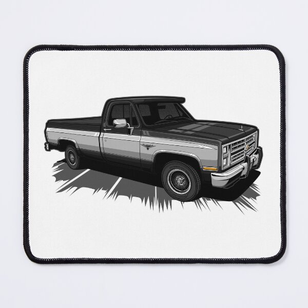 Item preview, 1986 Chevrolet C10 Silverado black designed and sold by vektoranda.