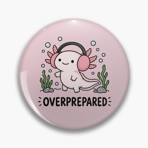 Item preview, Overprepared Axolotl Sticker designed and sold by MonkiFlipp.