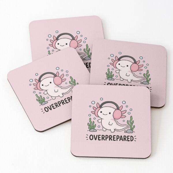 Item preview, Overprepared Axolotl Sticker designed and sold by MonkiFlipp.