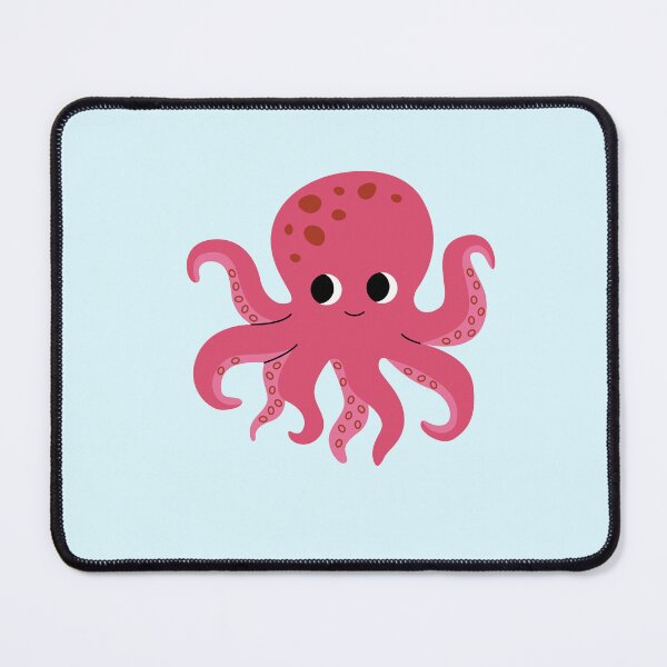 Item preview, Cute Pink Octopus Cute Cartoon Sea Animal designed and sold by SolutionsArt.