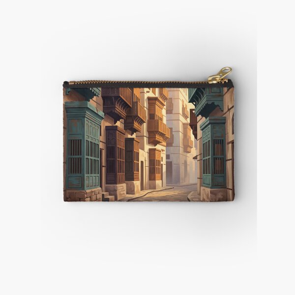 Item preview, Jeddah Saudi Arabia Vintage Travel Poster – Al-Balad Old Town designed and sold by Bomax121.