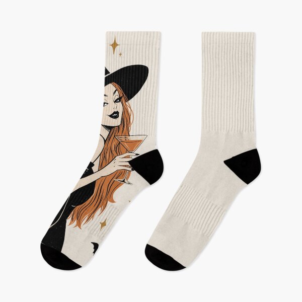Item preview, Hot Witch Energy Redhead Witch Halloween Retro Vintage Graphic designed and sold by MonNoir.
