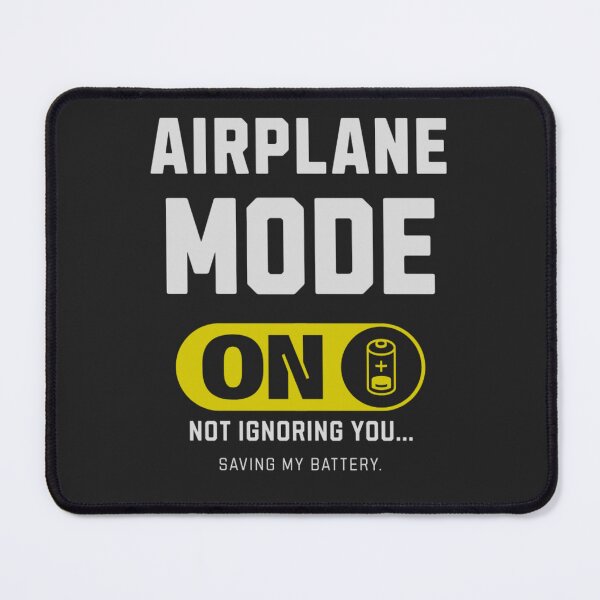 Item preview, Airplane Mode ON | Funny Introvert & Social Battery designed and sold by niclothing.