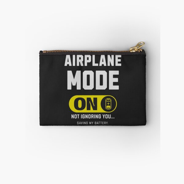 Item preview, Airplane Mode ON | Funny Introvert & Social Battery designed and sold by niclothing.