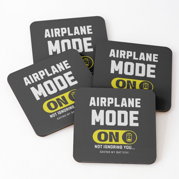 Item preview, Airplane Mode ON | Funny Introvert & Social Battery designed and sold by niclothing.