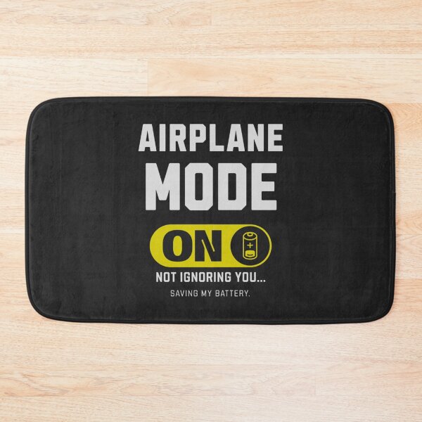 Item preview, Airplane Mode ON | Funny Introvert & Social Battery designed and sold by niclothing.