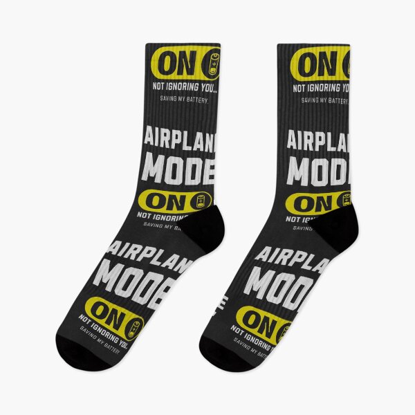 Item preview, Airplane Mode ON | Funny Introvert & Social Battery designed and sold by niclothing.