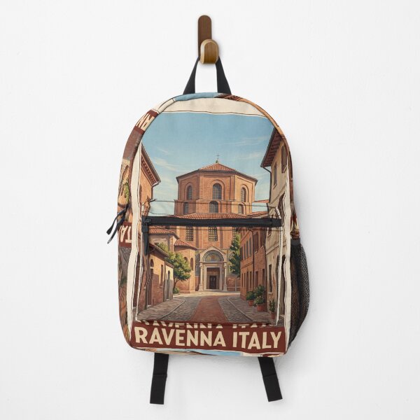 Item preview, Ravenna Italy Vintage Travel Poster – Basilica of San Vitale designed and sold by Bomax121.
