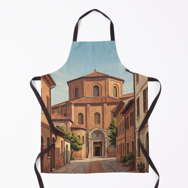 Item preview, Ravenna Italy Vintage Travel Poster – Basilica of San Vitale designed and sold by Bomax121.