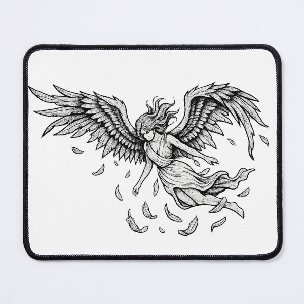 Item preview, Fallen Angel with Spread Wings designed and sold by ichiyori.
