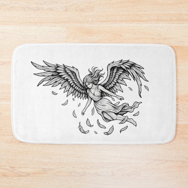 Item preview, Fallen Angel with Spread Wings designed and sold by ichiyori.