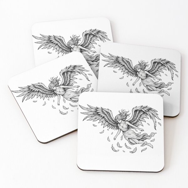 Item preview, Fallen Angel with Spread Wings designed and sold by ichiyori.