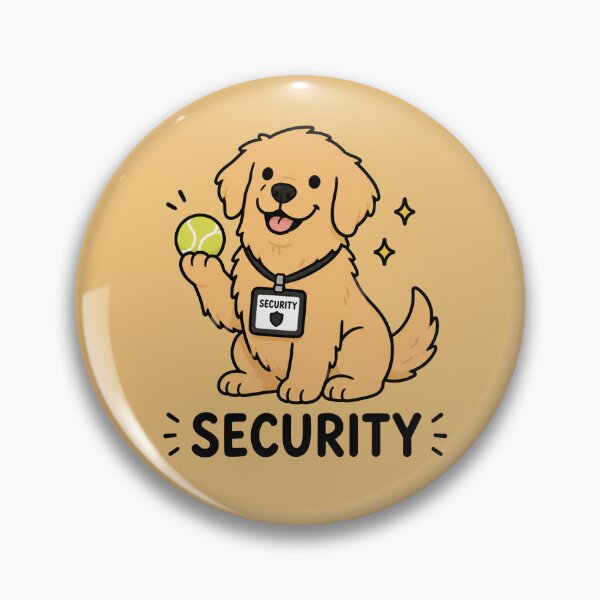 Item preview, Security Golden Retriever  designed and sold by MonkiFlipp.