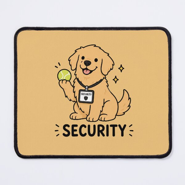 Item preview, Security Golden Retriever designed and sold by MonkiFlipp.