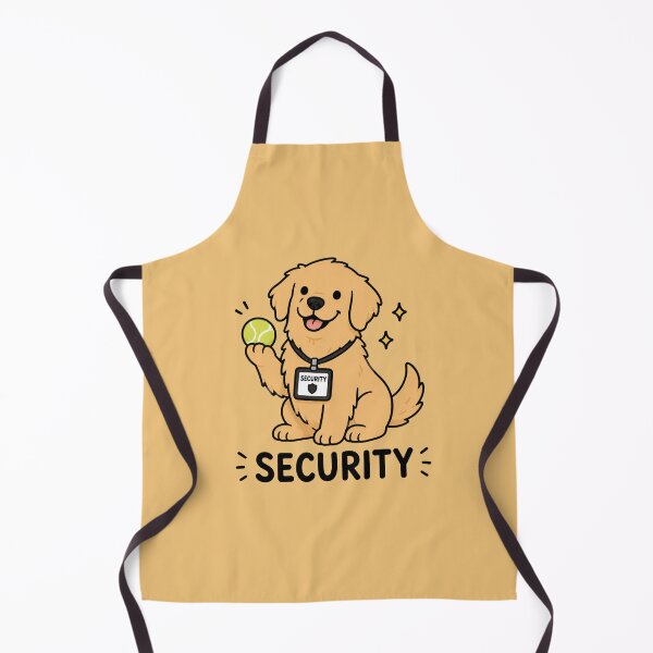 Item preview, Security Golden Retriever designed and sold by MonkiFlipp.