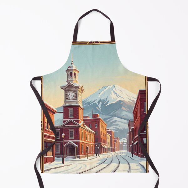 Item preview, Sapporo Japan Vintage Travel Poster – Clock Tower & Snow designed and sold by Bomax121.
