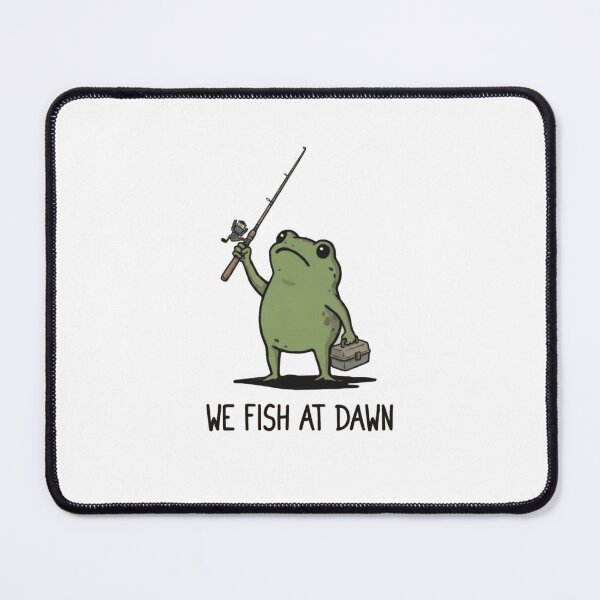 Item preview, We Fish At Dawn - Funny Frog designed and sold by Gbriel3.